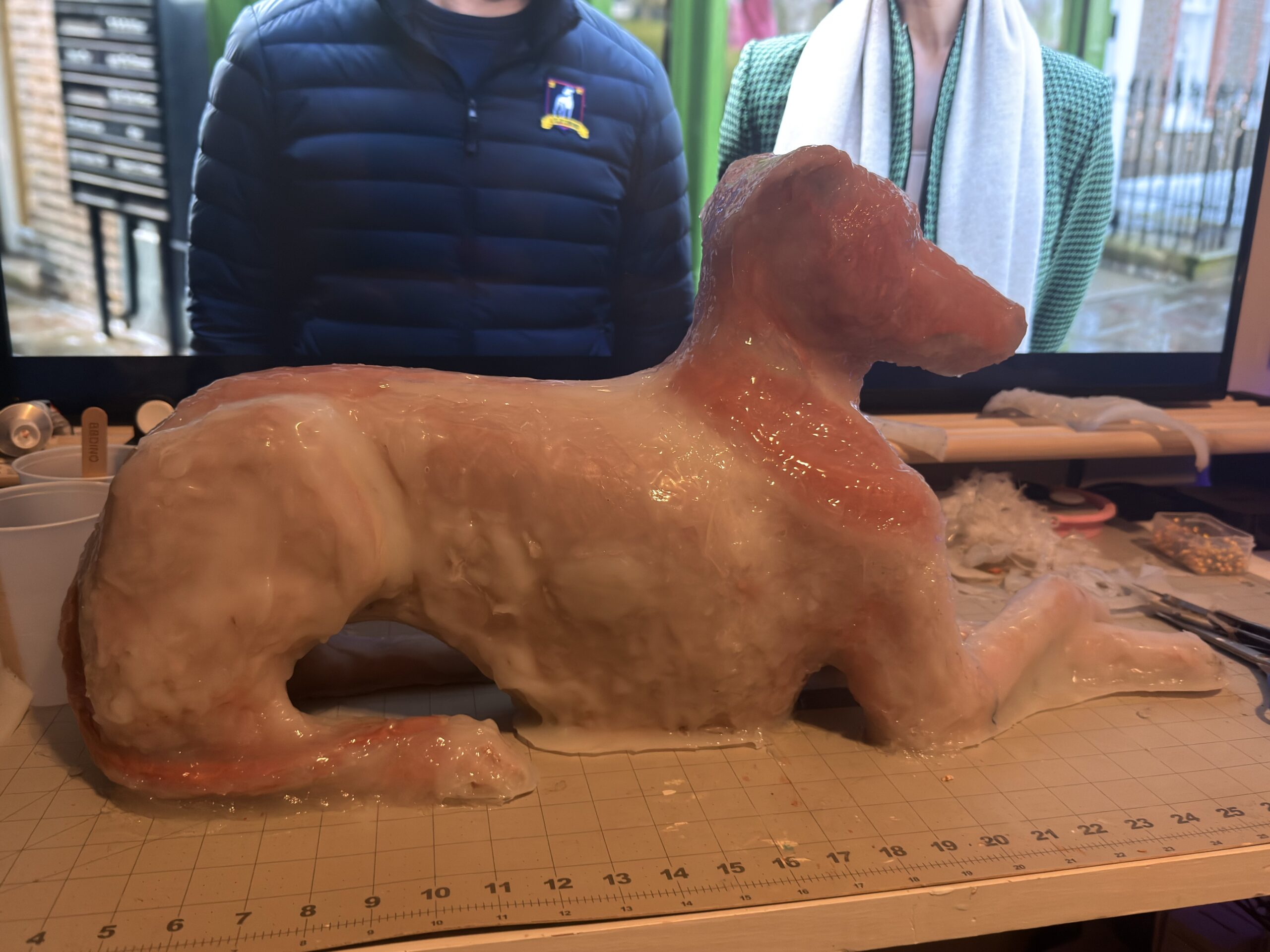 Revised silicone on the second sculpt