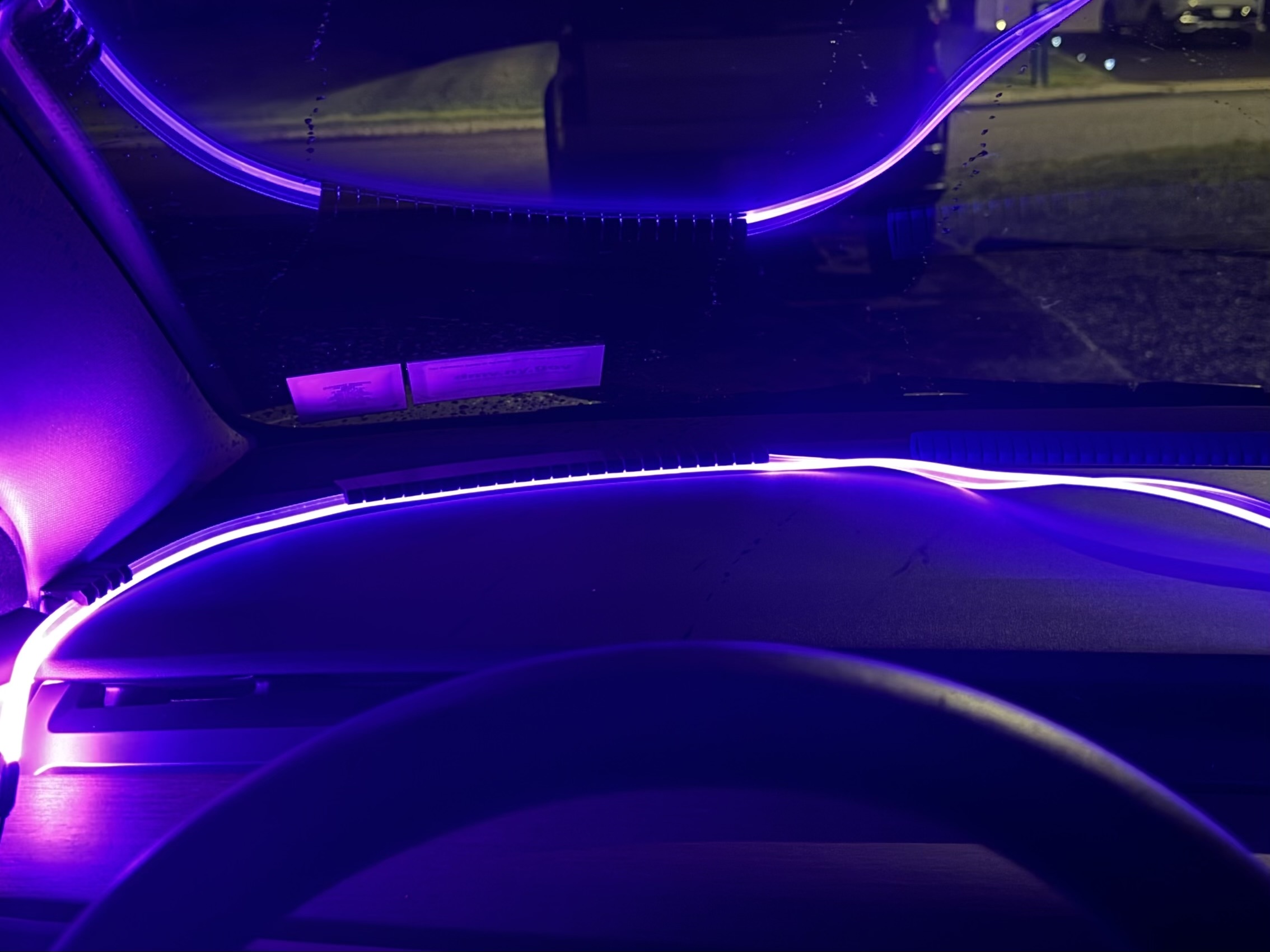 Optical LED shade, view one