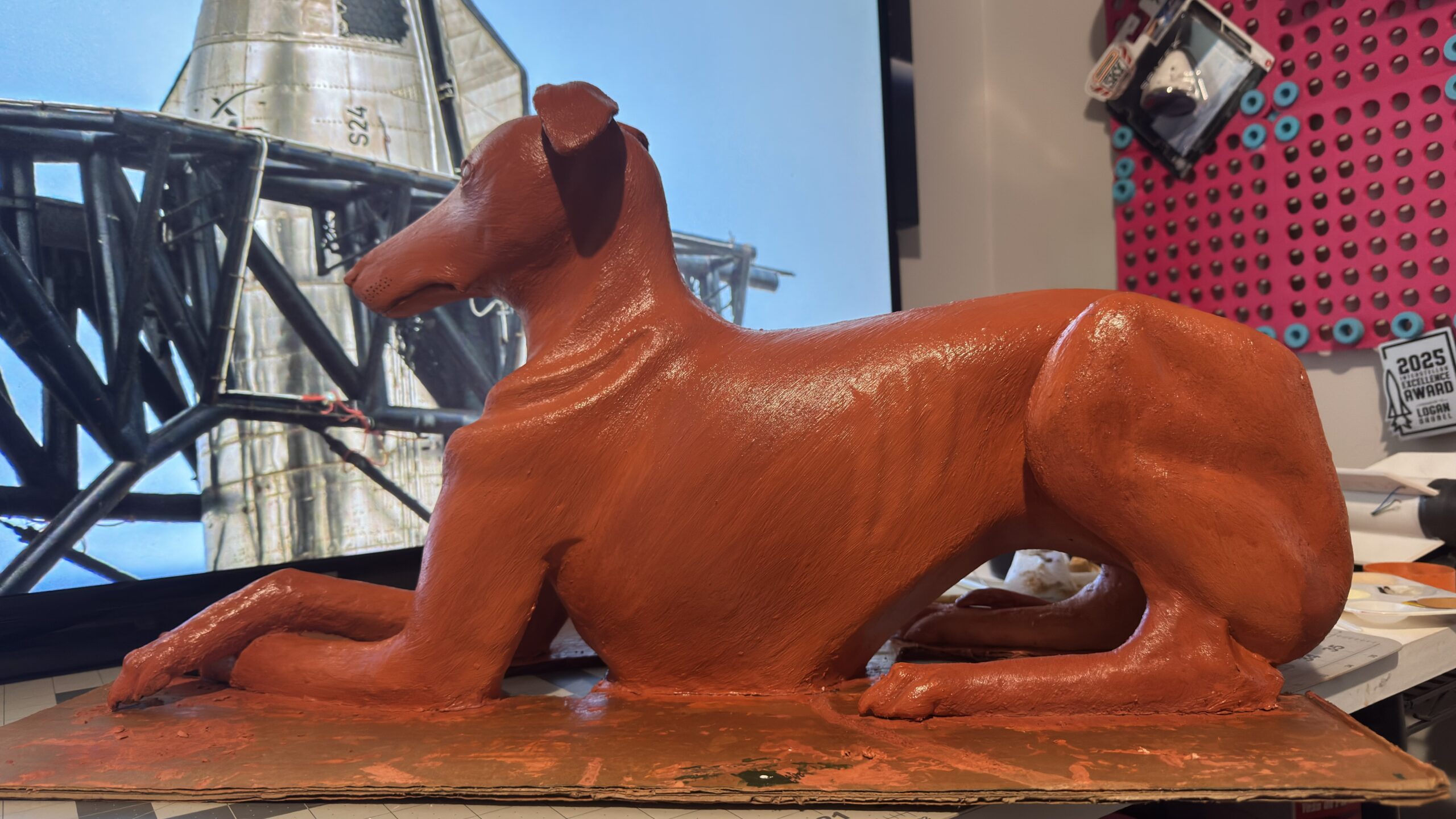 First sculpt, finished clay body